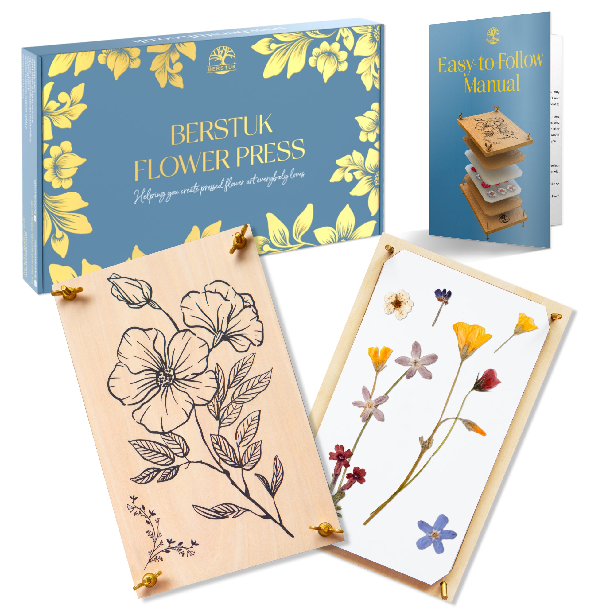 Flower Pressing Kit – Berstuk Store