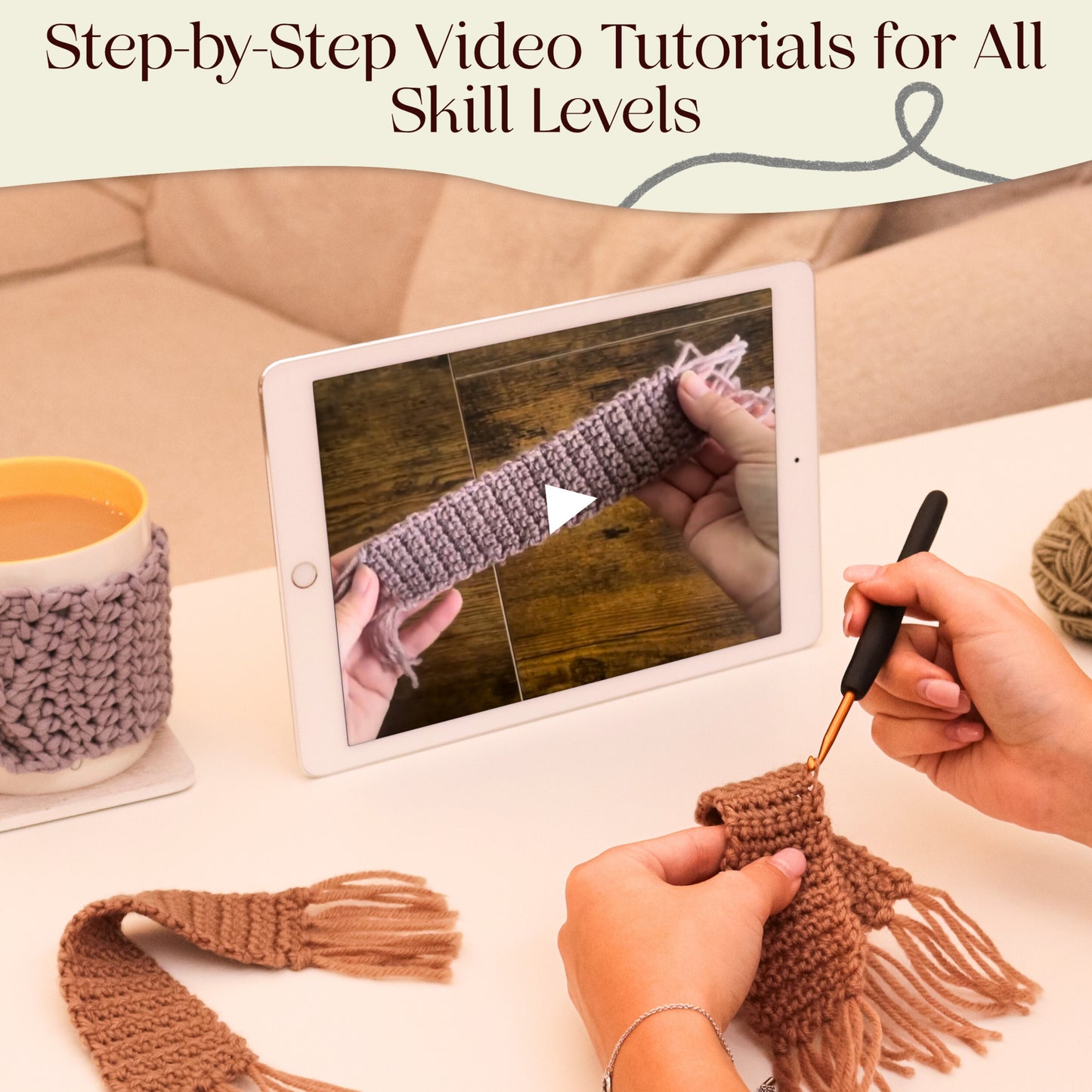 Level 2 Crochet Kit for Adults β The Stitch Sculptor