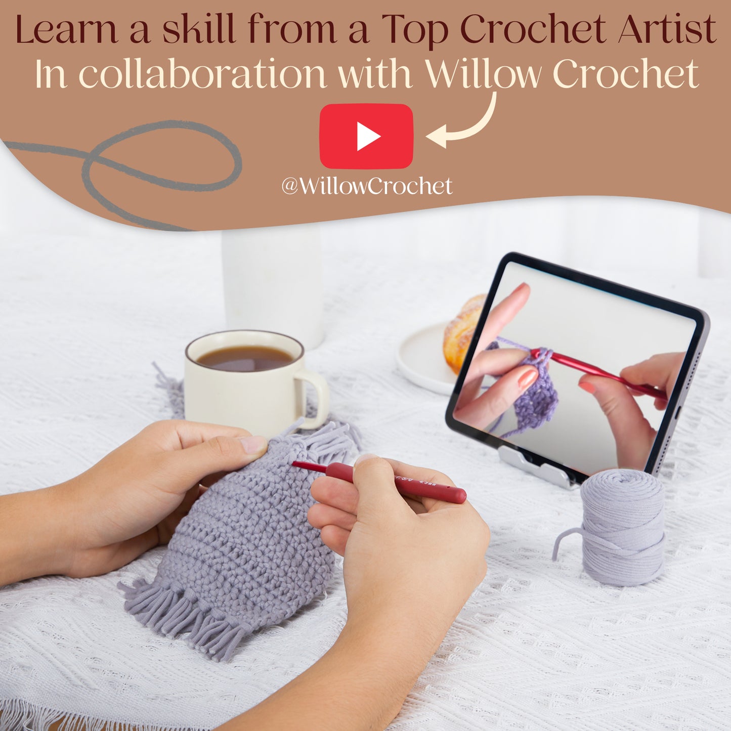 Crochet Kit for Adults - The Crochet Initiate Level 1