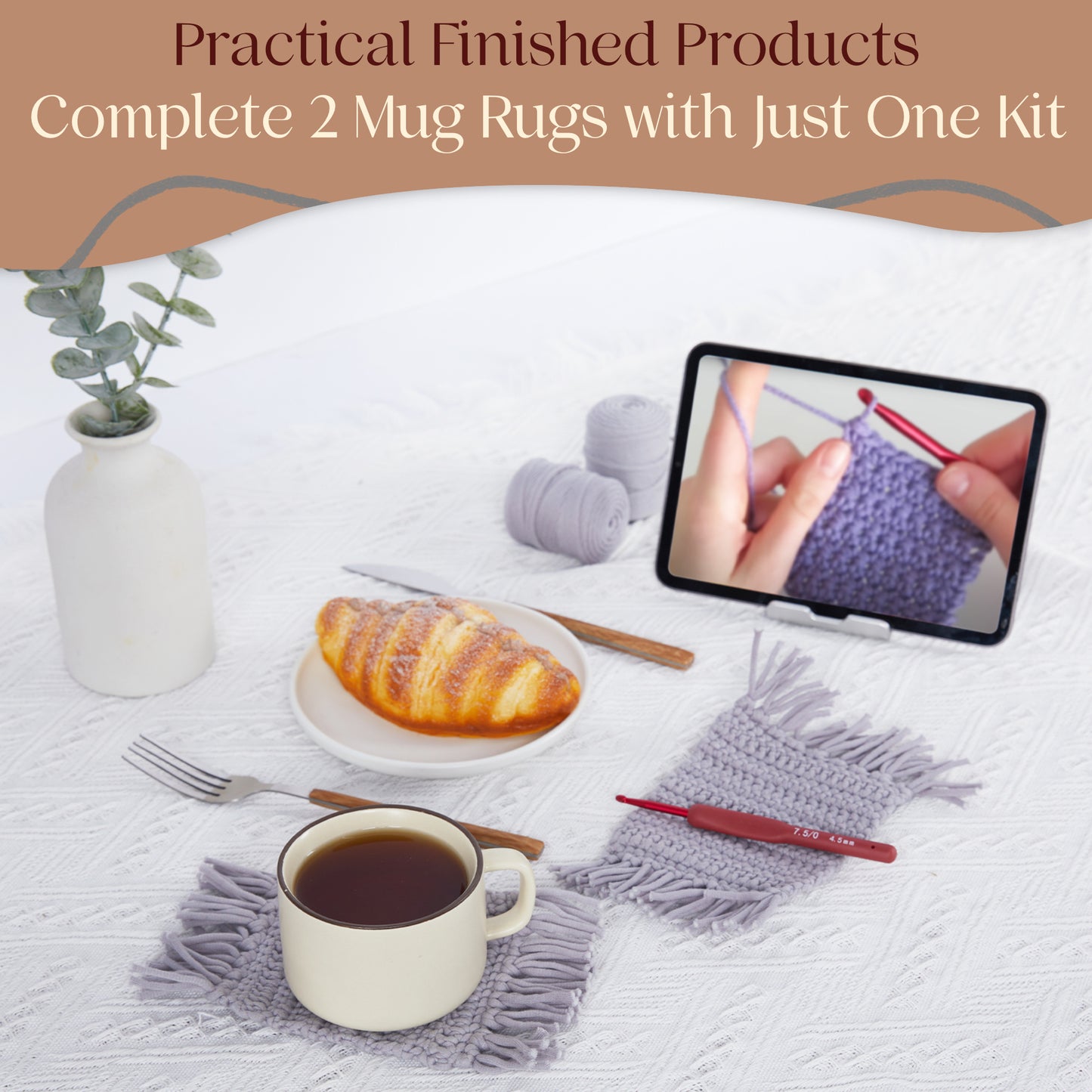 Crochet Kit for Adults - The Crochet Initiate Level 1