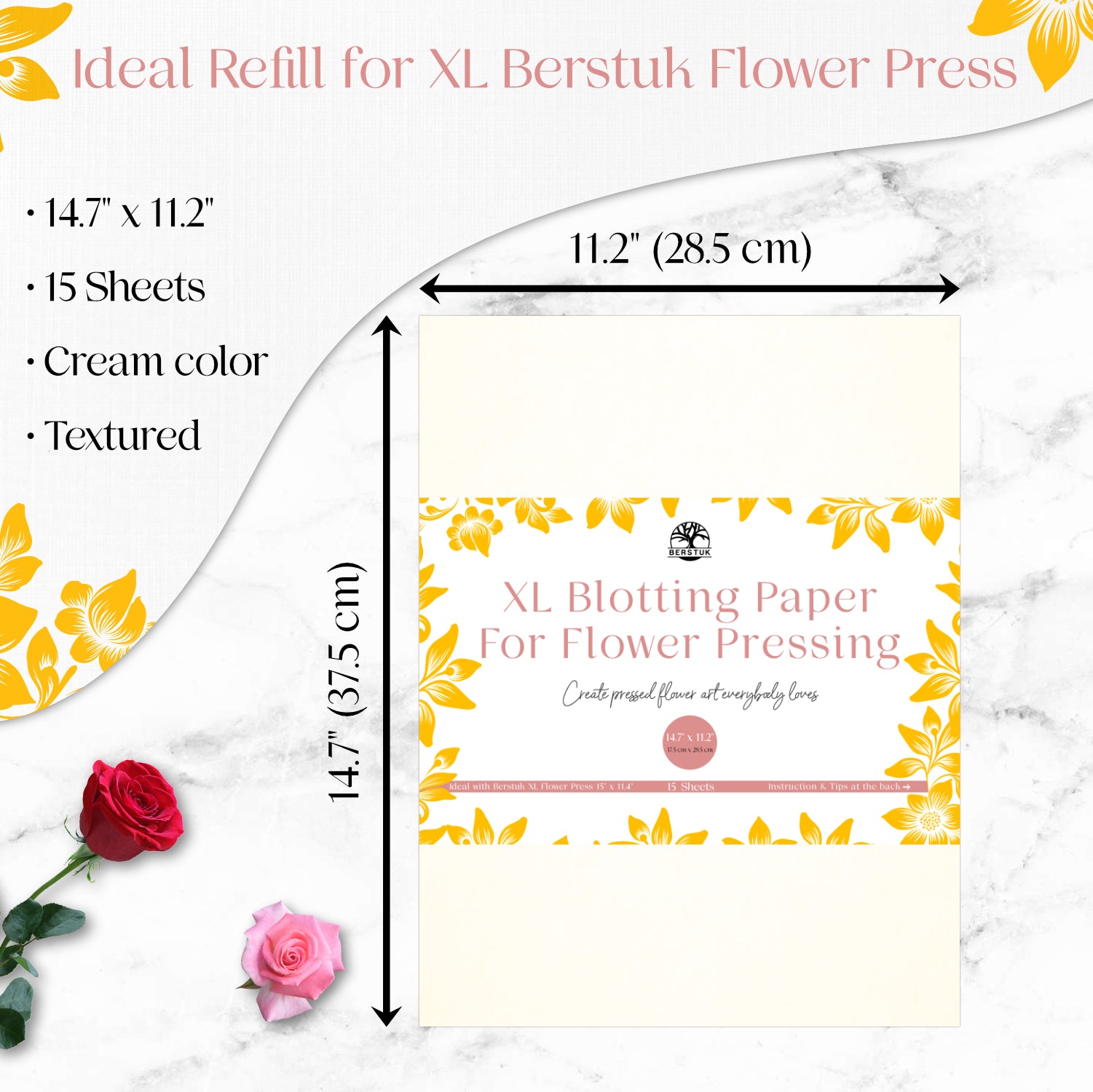 The best paper to help you press flowers - Berstuk Store