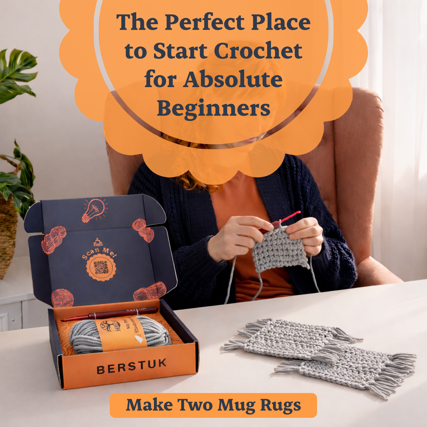 Crochet Kit for Adults - The Crochet Initiate Level 1