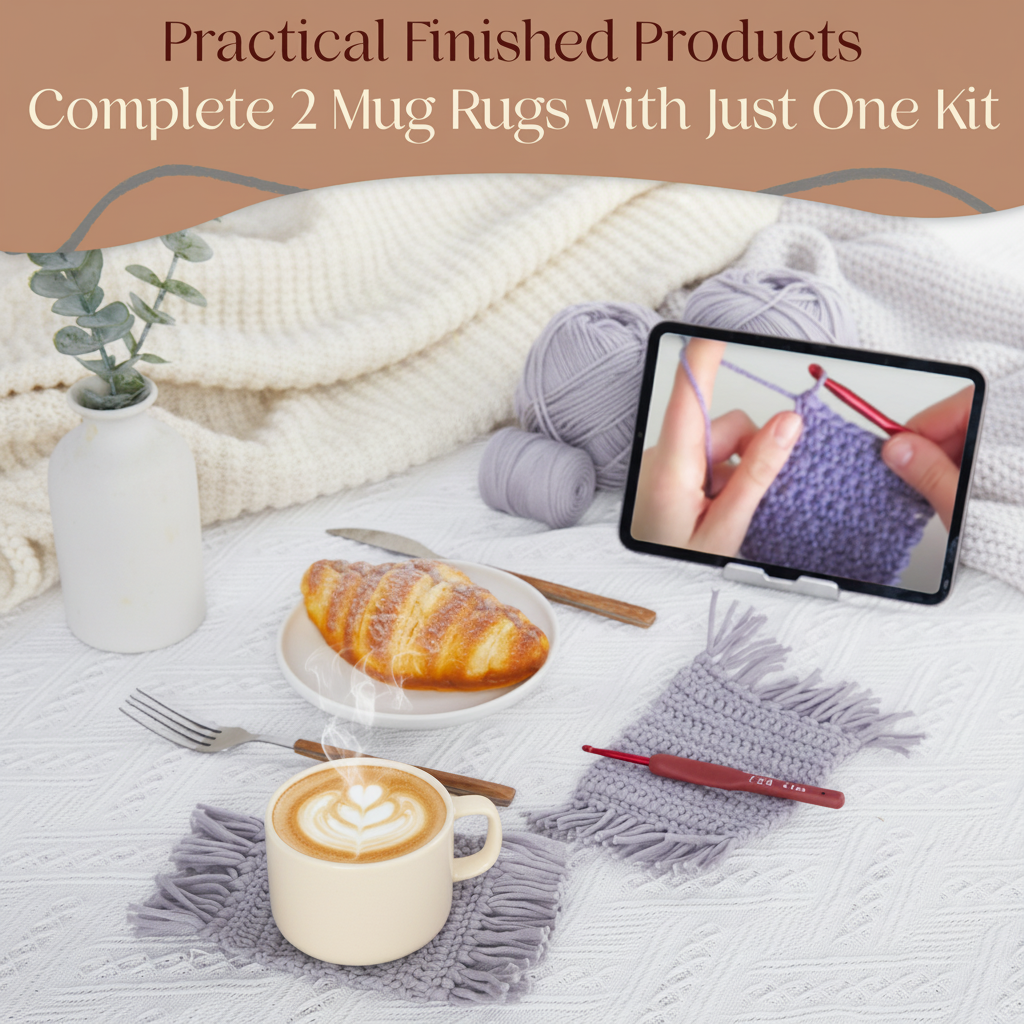 Crochet Kit for Adults - The Crochet Initiate Level 1