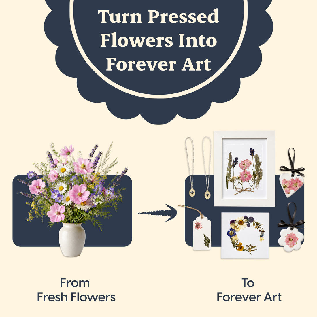 From petals to forever art