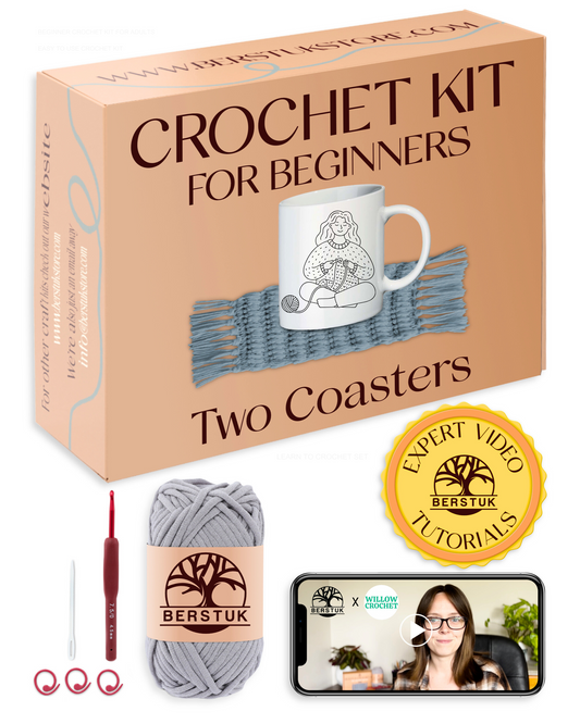 Crochet Kit for Adults - The Crochet Initiate Level 1