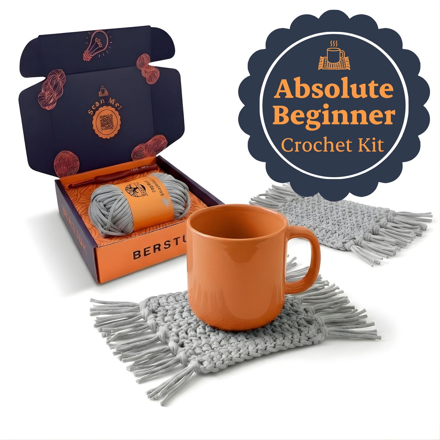 Crochet Kit for Adults - The Crochet Initiate Level 1