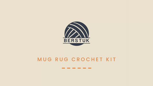 Mug Rug Crochet Kit for Absolute Beginners