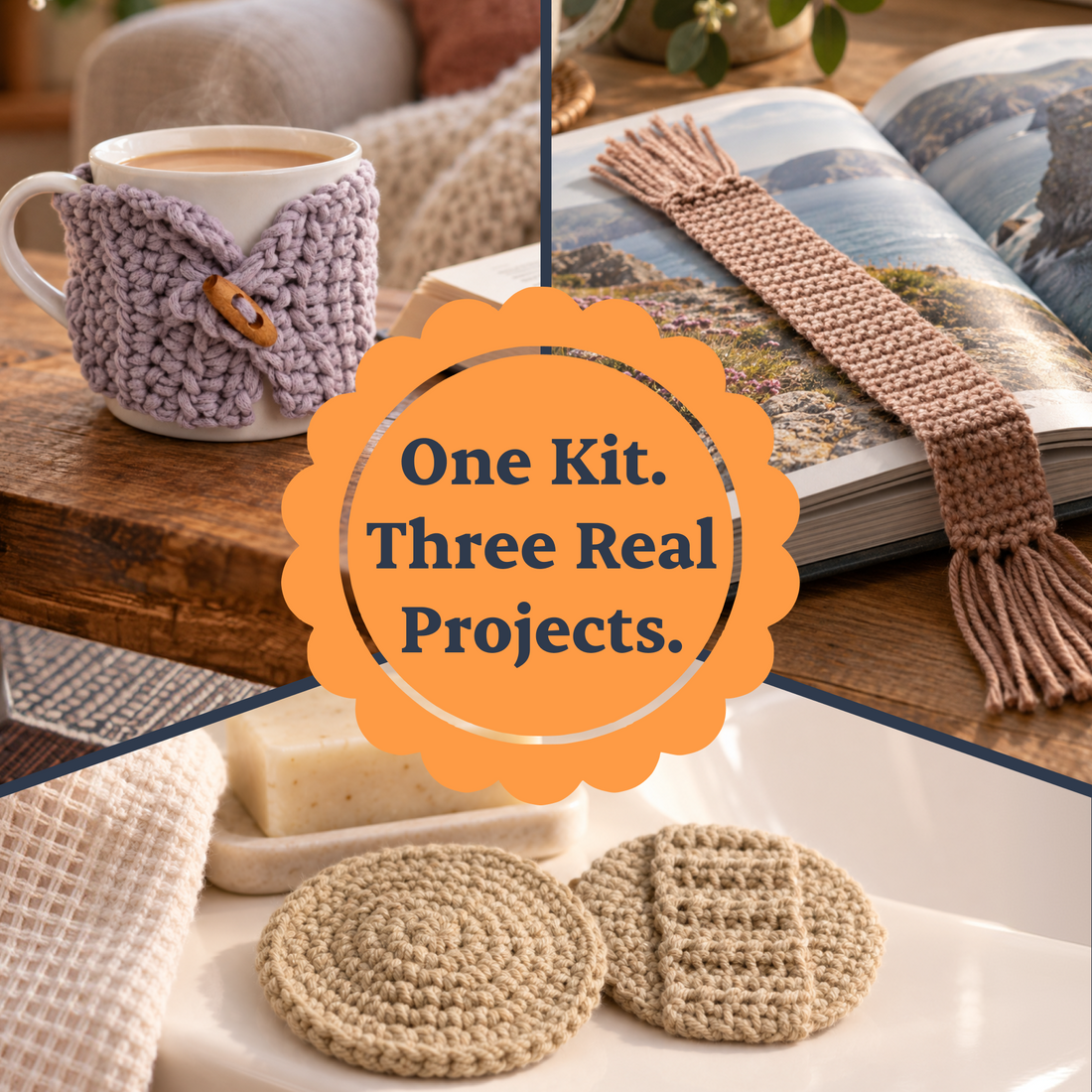 Three projects, one kit