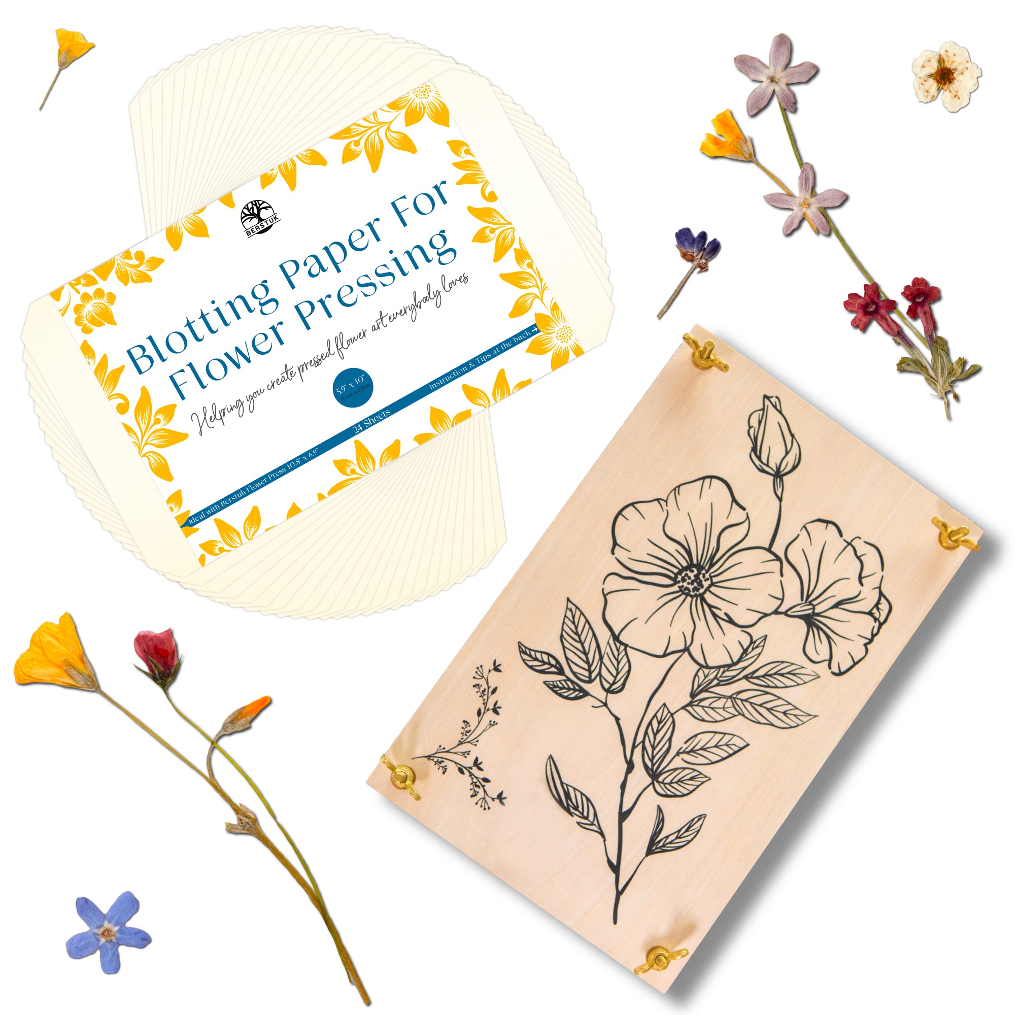 Flower Pressing Kit – Berstuk Store